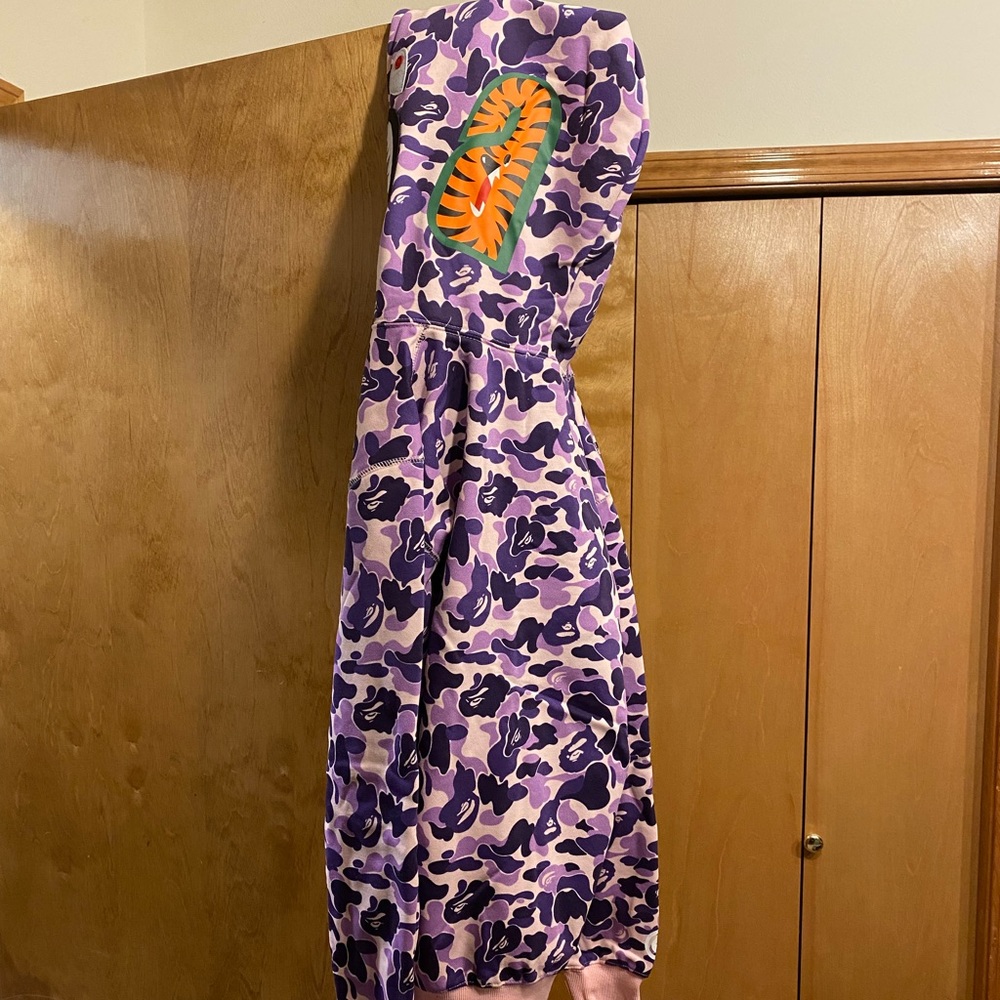 Purple Bape Hoodie